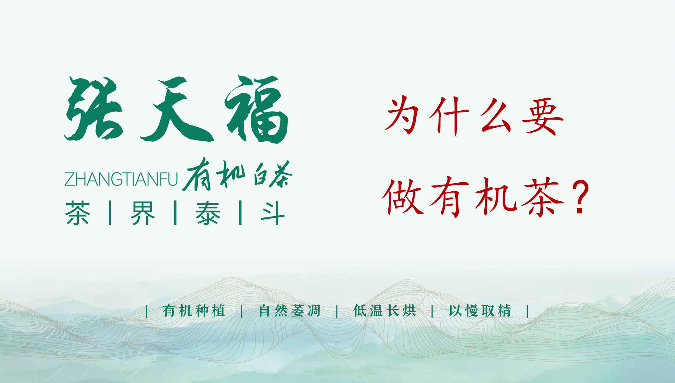 為什么要做有機茶